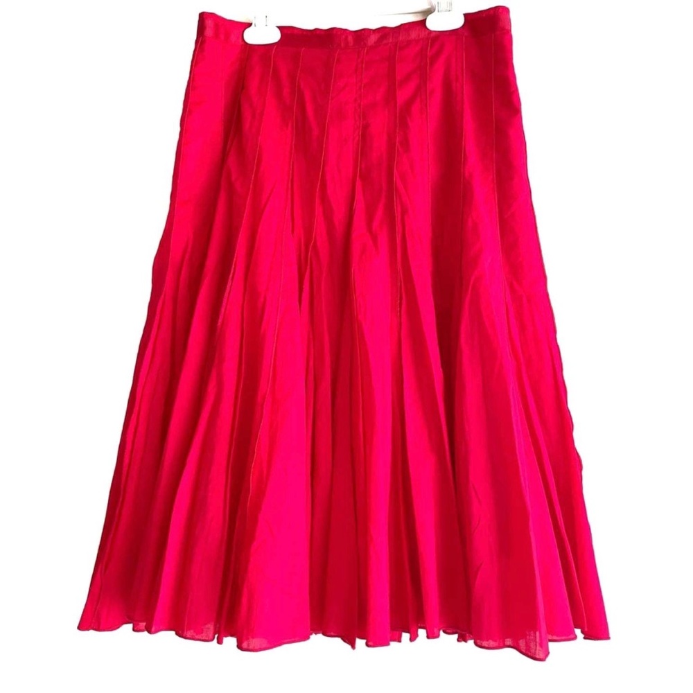 Focus Lifestyle Red Pleated Skirt for Women, 6P